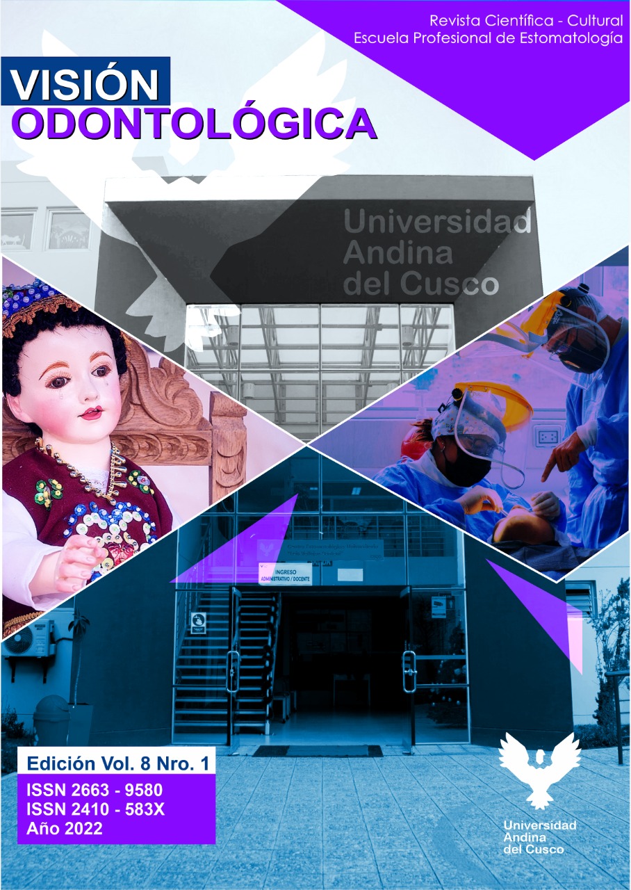 					Ver Vol. 8 Núm. 1 (2022): Revista Visión Odontológica
				