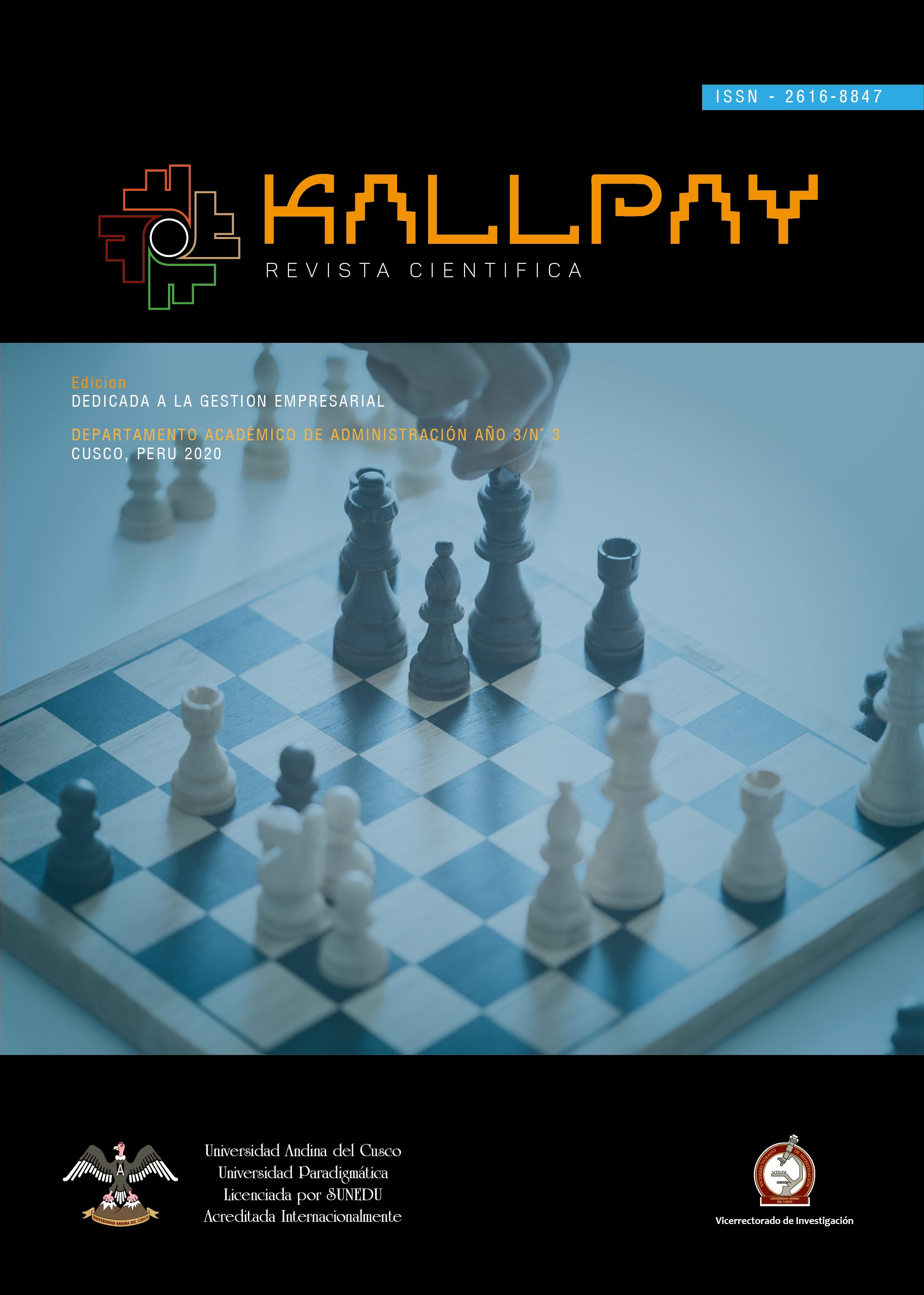 					Ver Núm. 3 (2020): Kallpay - "Gestión empresarial"
				